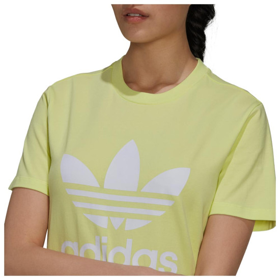 Adidas Γυναικεία κοντομάνικη μπλούζα Trefoil